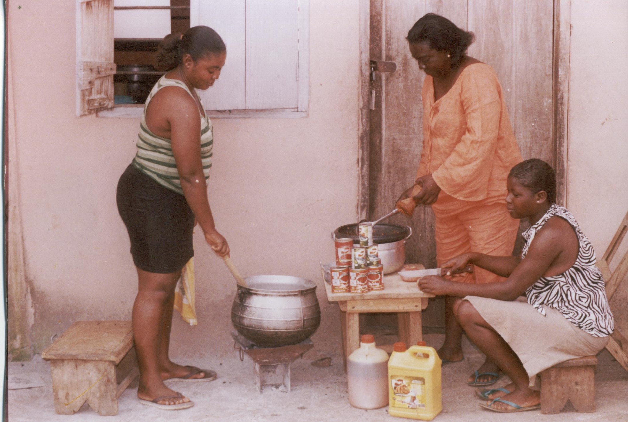 Food prepared for feeding program